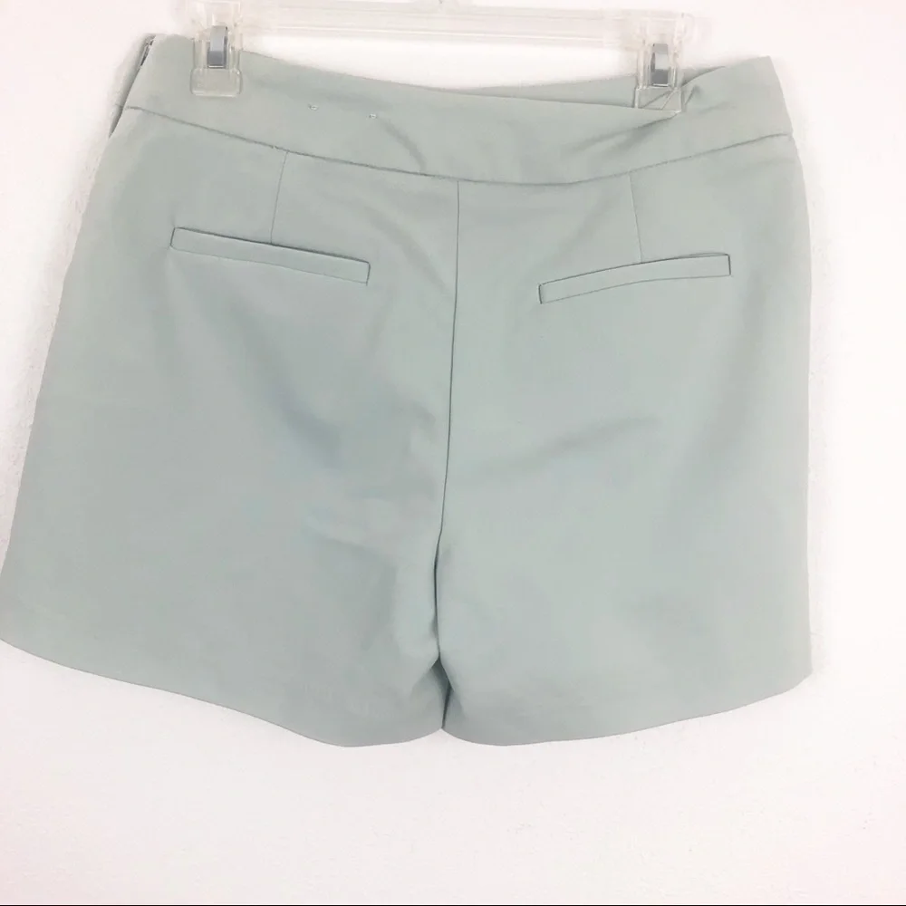 Maurice’s Mint Green Shorts Side Zipper Pockets Size 9 - Picture 4 of 6